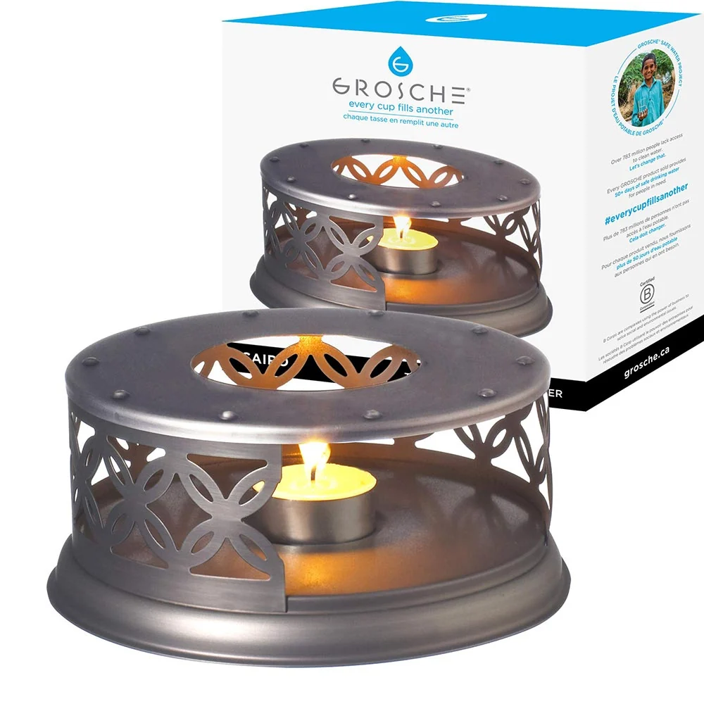 GROSCHE CAIRO Food and Tea Warmer, Fondue Warmer, Teapot Warmer